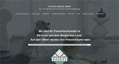 Desktop Screenshot of fliesen-drebes.de
